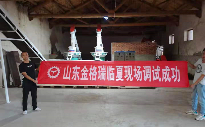 甘肅臨夏年產15000噸木屑造粒機生產線調試完成.jpg 甘肅臨夏年產15000噸木屑造粒機生產線調試完成.jpg