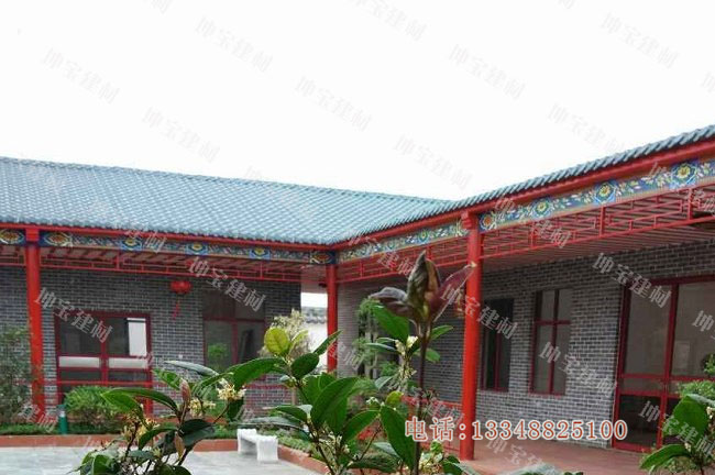 樹脂瓦庭院，傳統(tǒng)文化與現(xiàn)代文明相結(jié)合的別致景觀