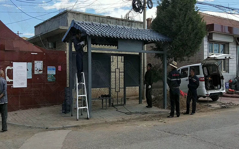 洛陽(yáng)合成樹(shù)脂瓦公交車(chē)站臺(tái) 洛陽(yáng)合成樹(shù)脂瓦公交車(chē)站臺(tái)